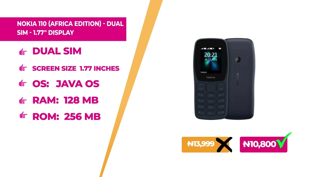 Nokia 110 Africa Edition Dual Sim