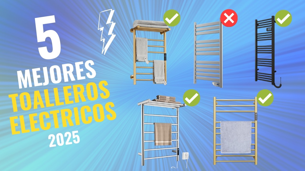 🔥💦 Los 5 MEJORES TOALLEROS ELÉCTRICOS de 2025 en Amazon ✅ | ¡NO COMPRES uno sin ver ESTO! 🚨