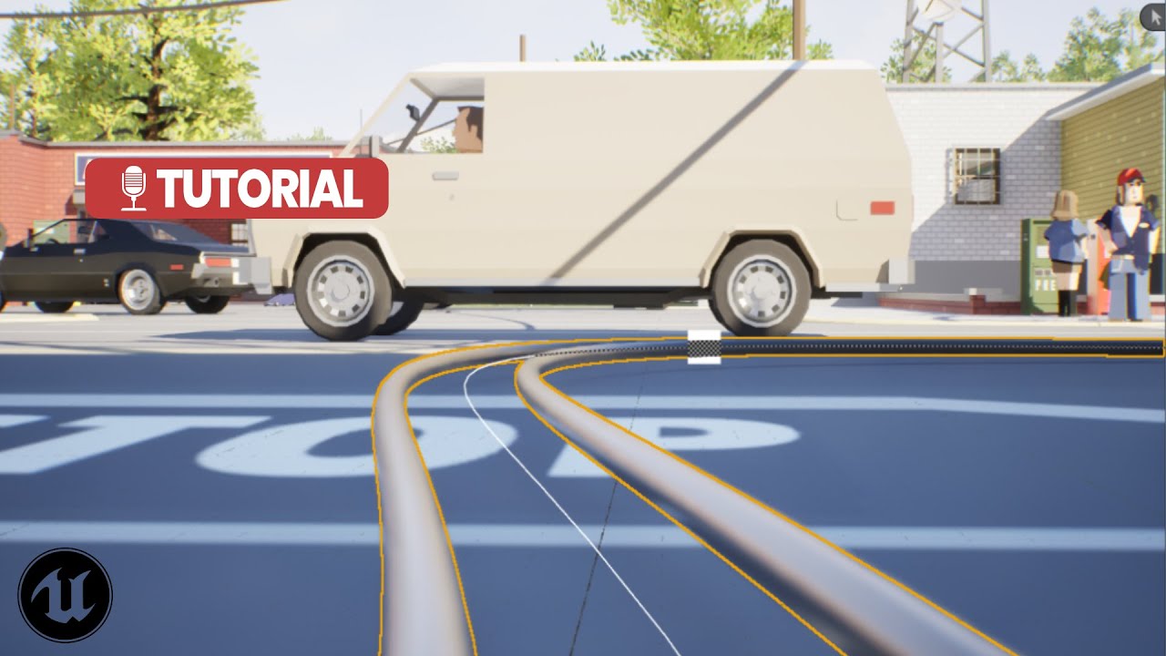 How to use the camera rig rail in Unreal Engine 5.4 | Tutorial #cinematics