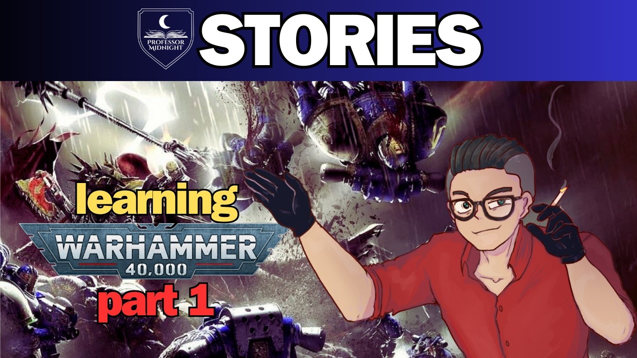 VTuber Professor REACTS | 📖Storytime: WARHAMMER 40K ⚔️ What is it?