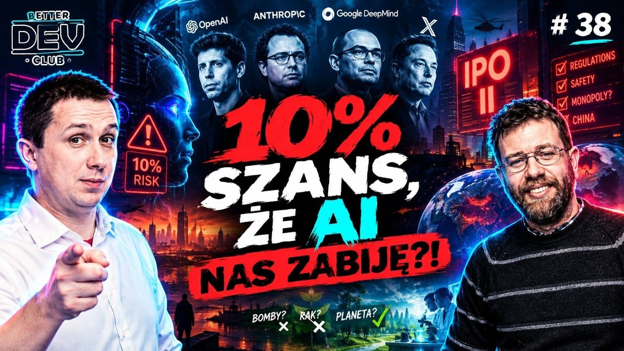 Better Dev Club #38 - 10% szans, że AI nas zabije? Wielka czw&oacute;rka błaga o regulacje i wstrzymuje IPO