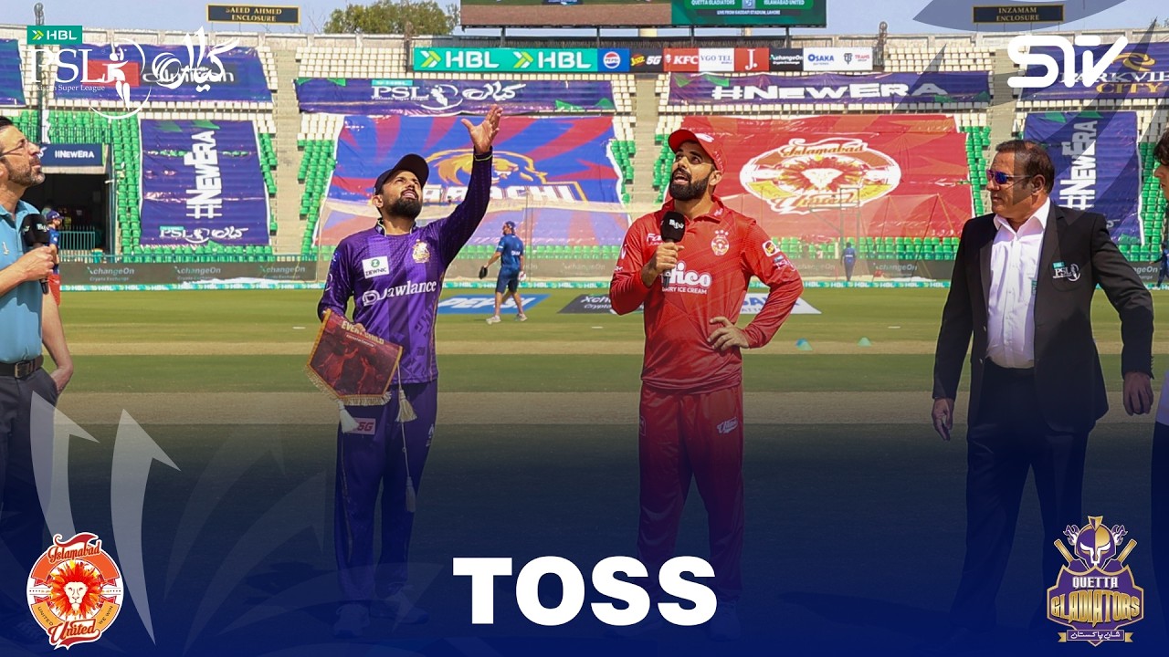 Toss | Islamabad United vs Quetta Gladiators | Match 09 | HBL PSL 11 2026 | MZB1J
