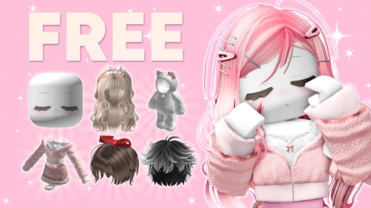 Free Aesthetic Faces + Hairs + Outfits in Roblox! (So Cute!!) 💗