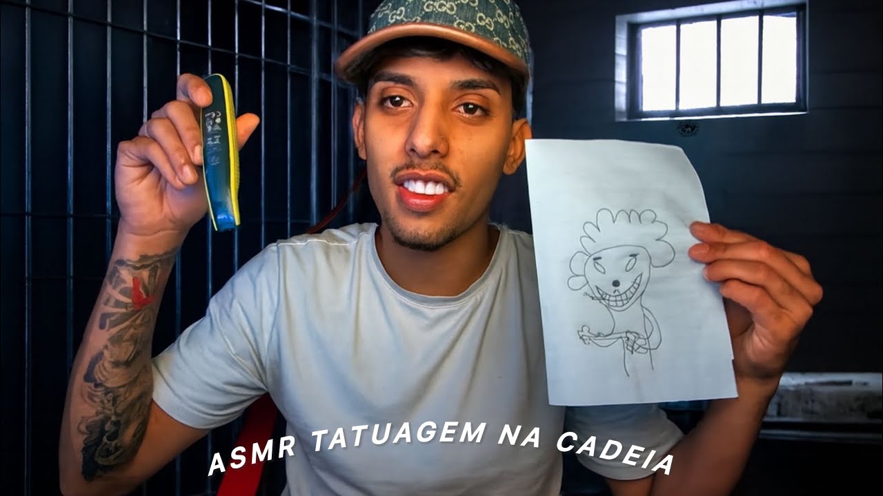 ASMR TATUAGEM NA CADEIA