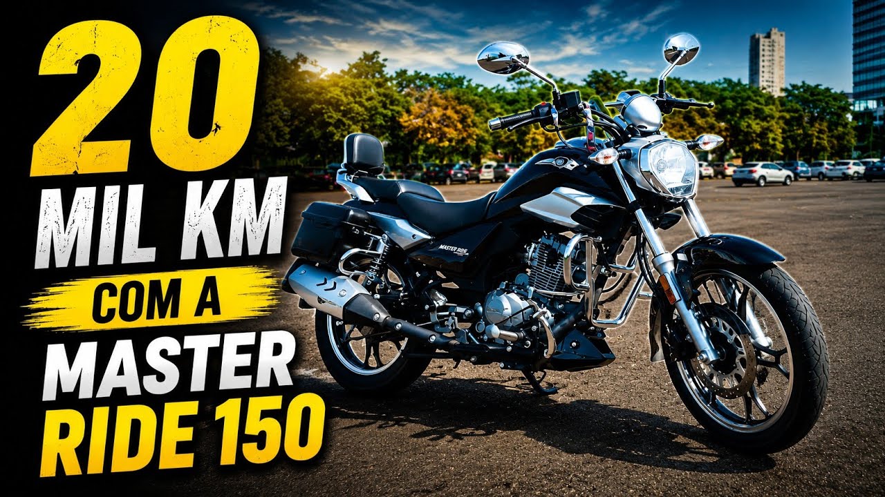 20 mil km com a Master Ride 150 vídeo importante