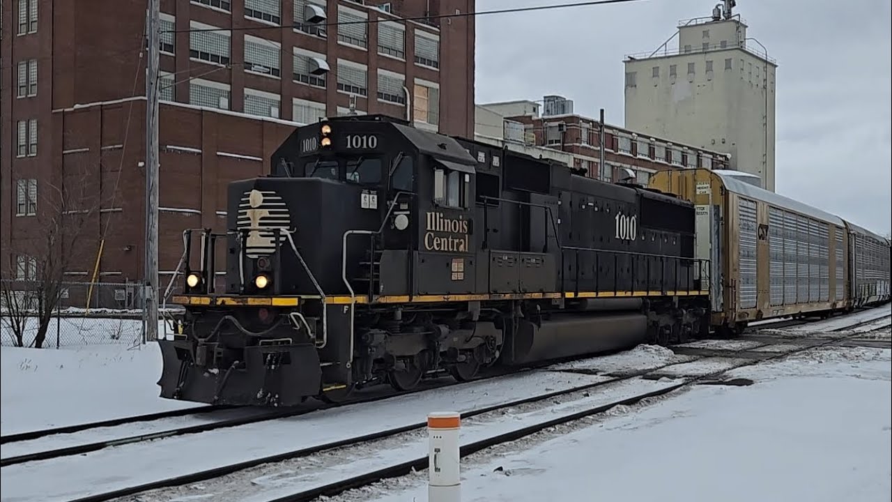 (IC 1010) Battle Creek train action!