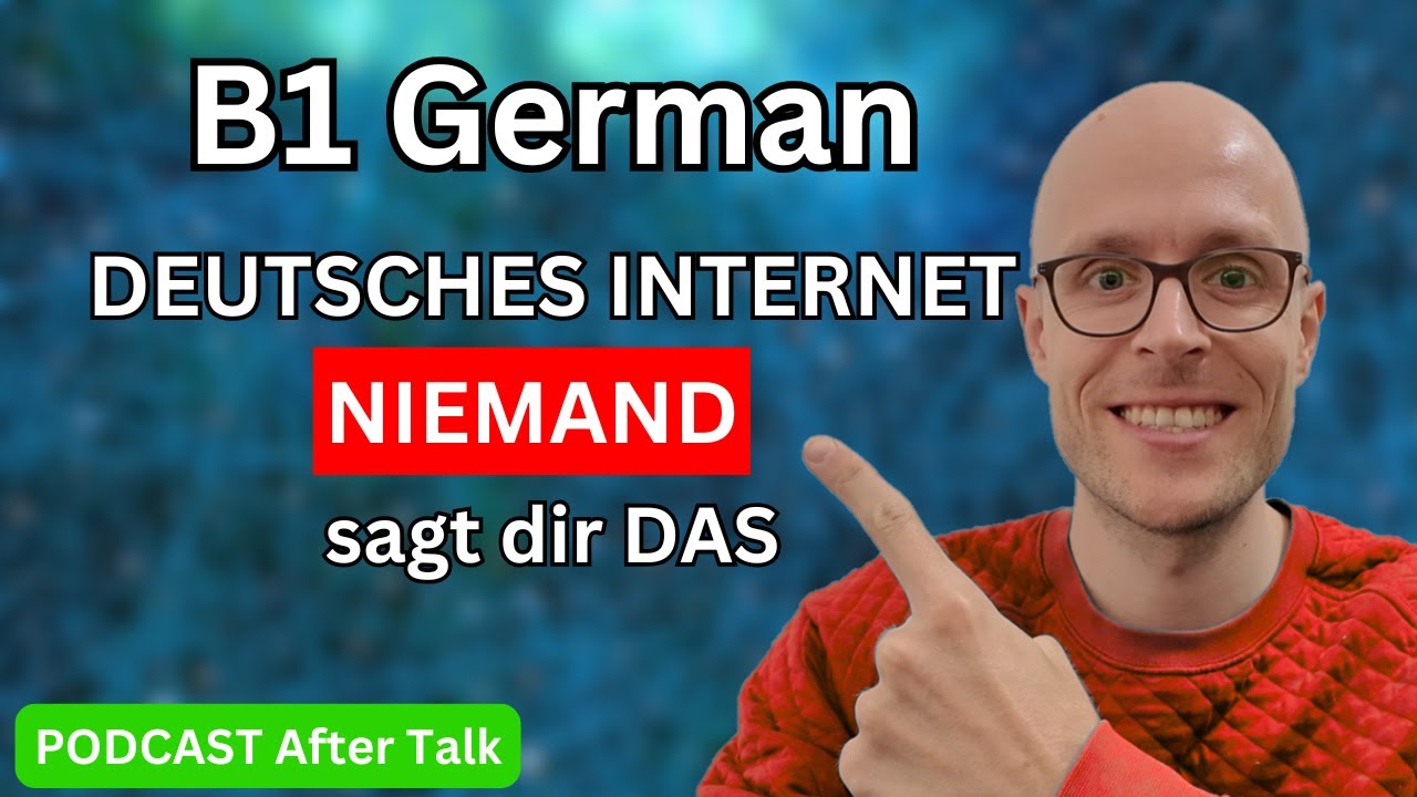 B1 Learn German Podcast: Deutsches Internet - Was dir niemand sagt