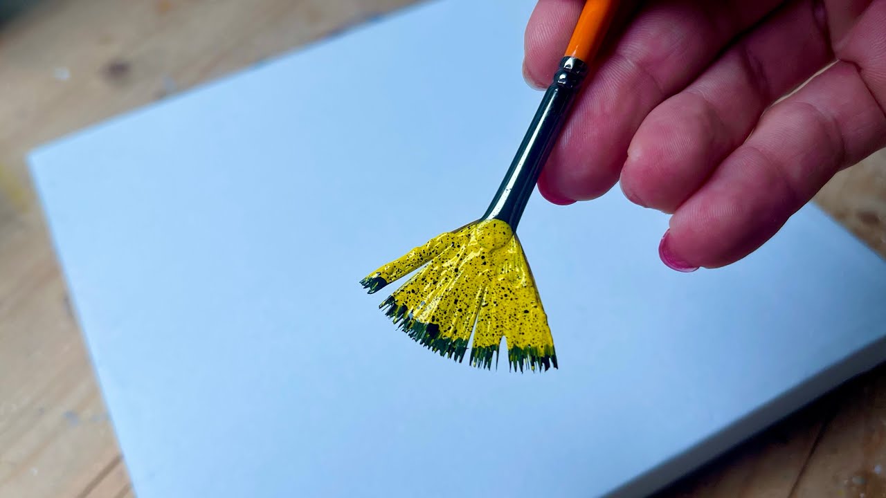 Easy Mirror Frame Painting You’ll Fall in Love With، Acrylic Painting for Beginners