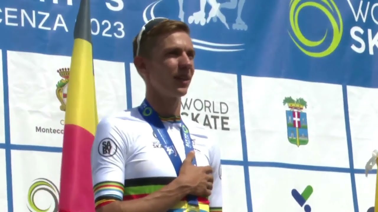 Bart Swings Wins 2023 Inline Speed Skating World Championship Highlights & Medal Awards Ceremony