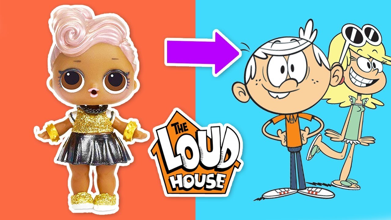 The LOUD HOUSE 🏠 LINCOLN, LENI & LUNA with Custom LOL Surprise Dolls - Toy Transformations