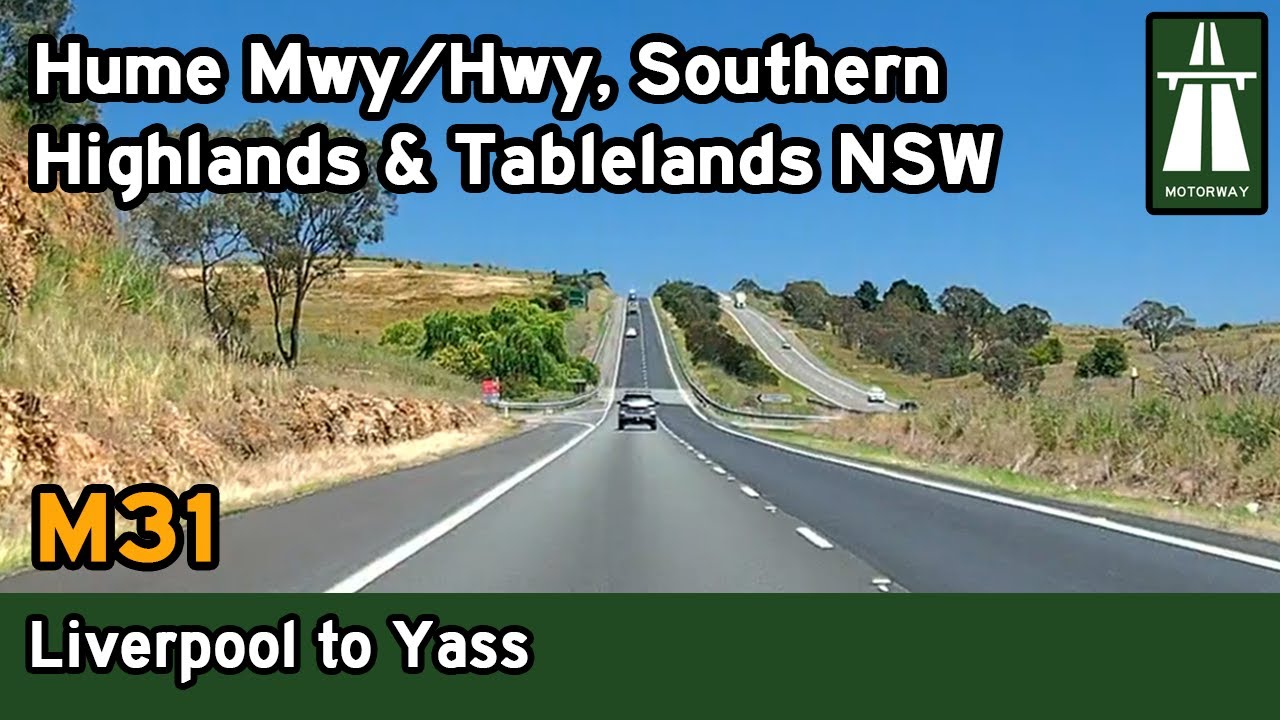 Driving from Liverpool (Sydney) to Yass via Goulburn, Southern Highlands – Hume Motorway/Hwy [4K]