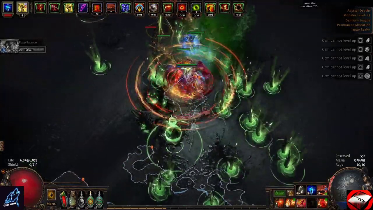 Path of Exile - Liege of the Lightless (Amanamu) Abyss Depths