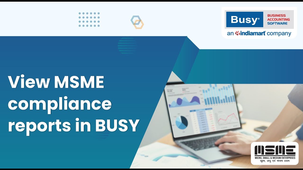 Assign MSME Type & Udyam No. of Party (English) | BUSY