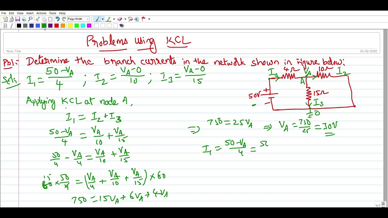 Problems using KCL