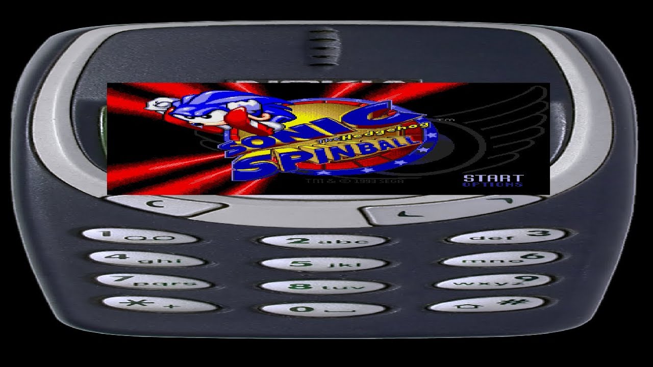 Playing Sonic Spinball on Nokia because I am the biggest Sonic Spinball fan