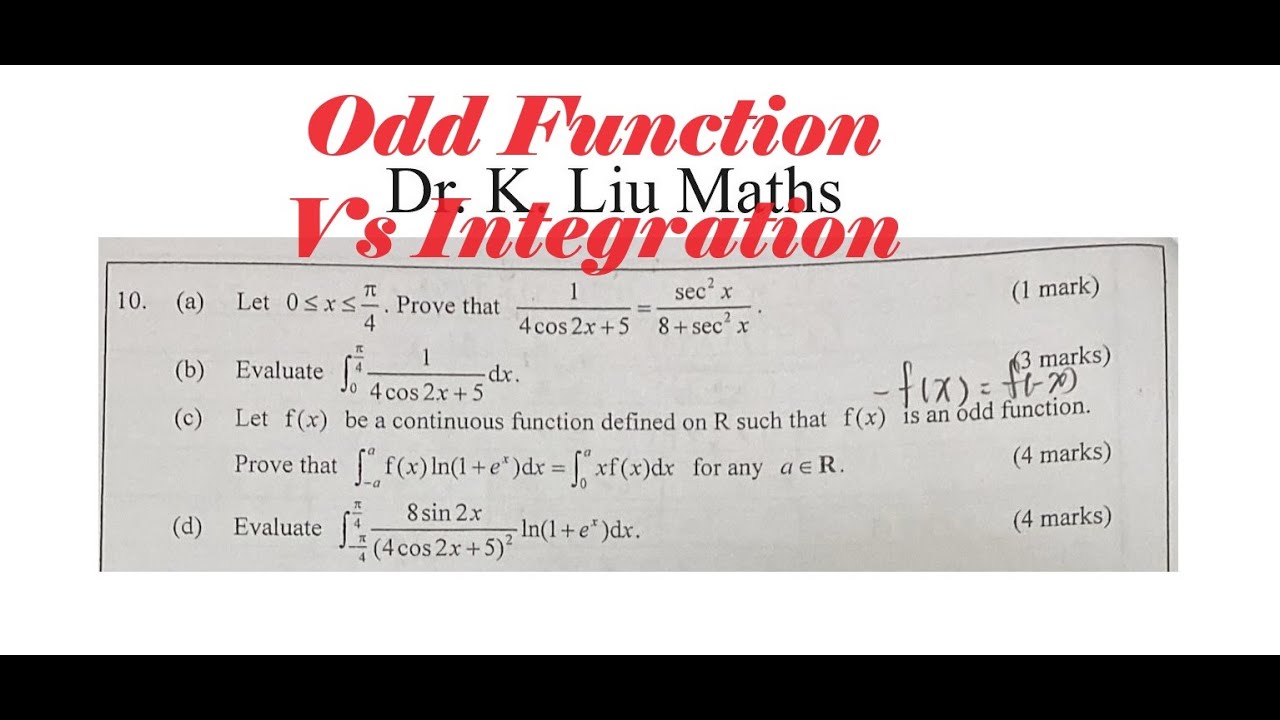 [[我有M1/M2數要問]] Students Questions20240110 -- Logarithmic, Integration and Compound Angle, HKDSE M2