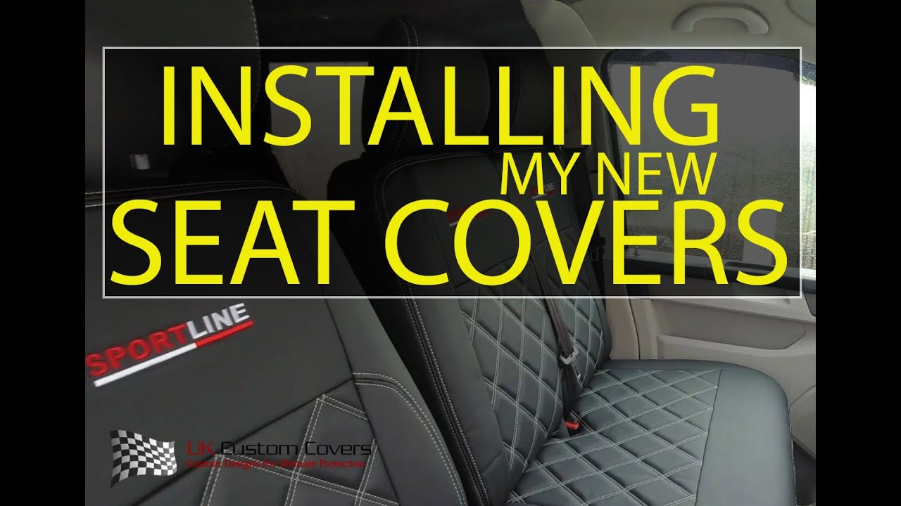 Installing NEW SEAT COVERS in my VW T6 - I LOVE THEM!