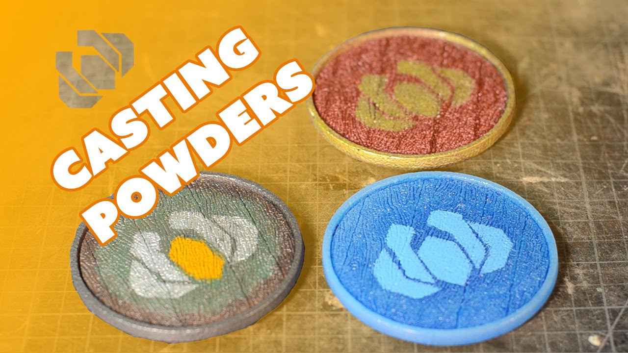 Casting Coasters with Shiny Powders! - Prop: Live from the Shop