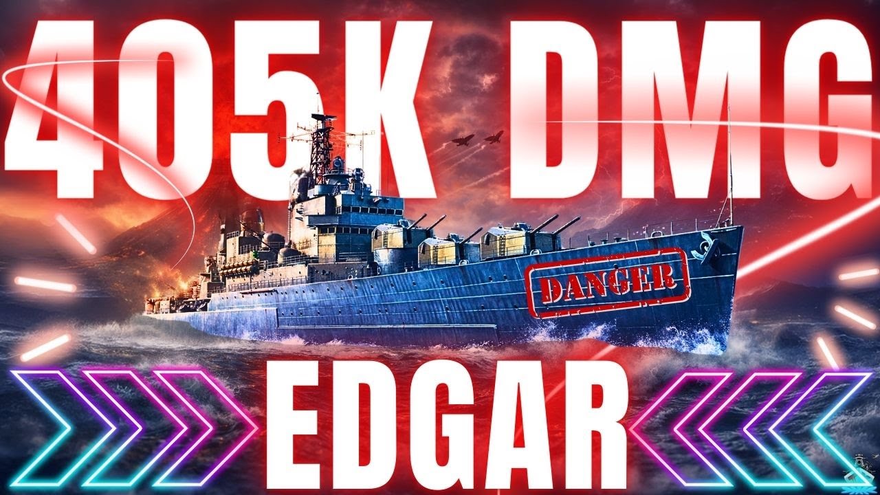 Krado + Edgar 💀 = 405.000 DMG! 🤯🔥 | 400K Club | World of Warships 🚢