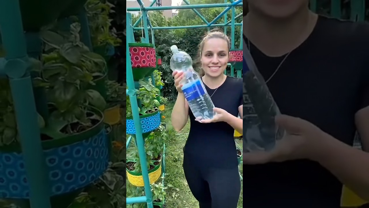 Watering the 𝐔𝐫𝐛𝐚𝐧 𝐆𝐫𝐨𝐰𝐞𝐫 | Only need 2L of water a day #hydroponics #watering #urbangardening