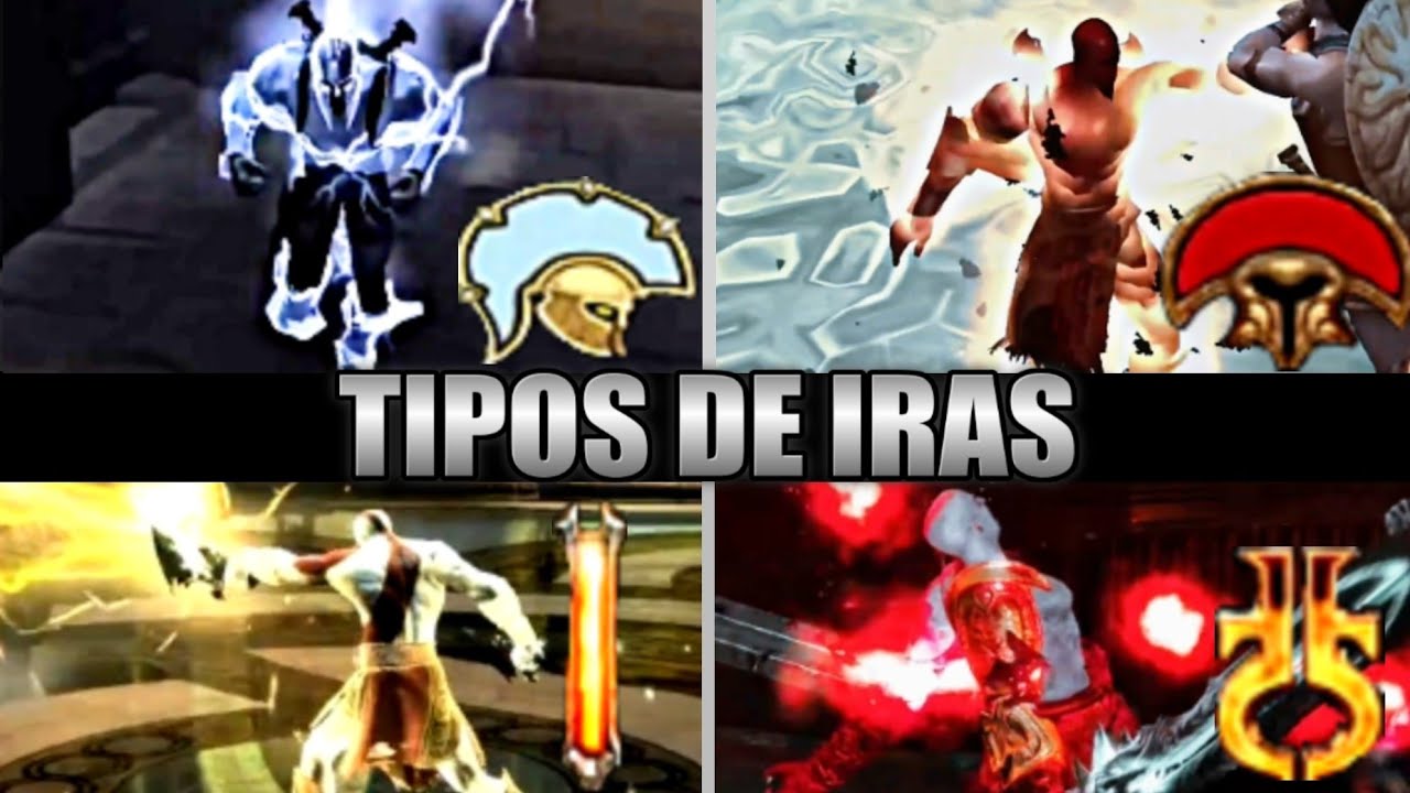 De la peor a la mejor ira de kratos en god of war. Dios de la guerra.