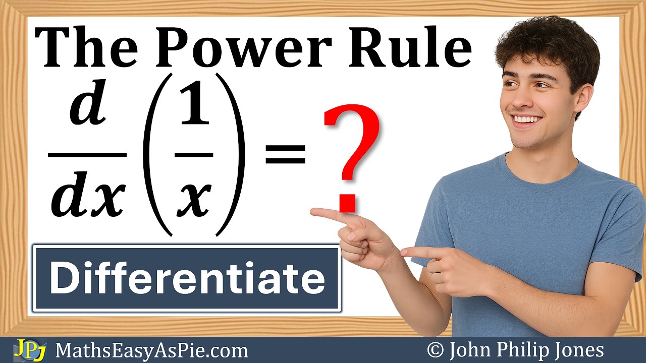 Differentiate 1 divided by x