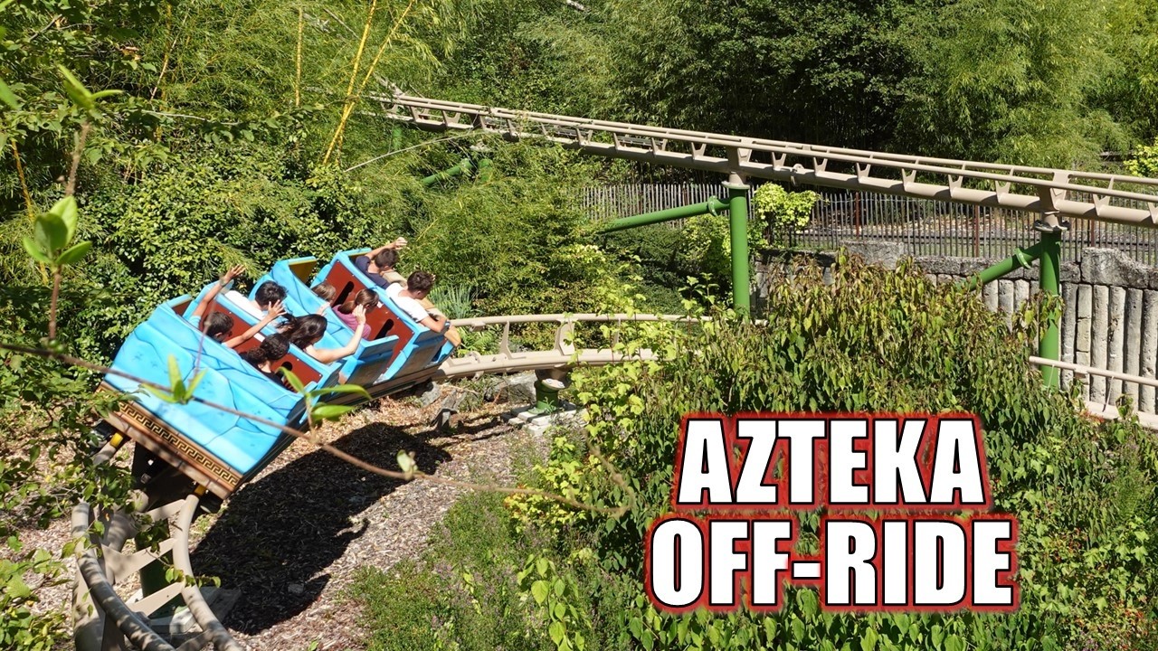 Azteka Off-Ride Footage (60FPS), Le Pal Soquet Family Coaster | Non-Copyright