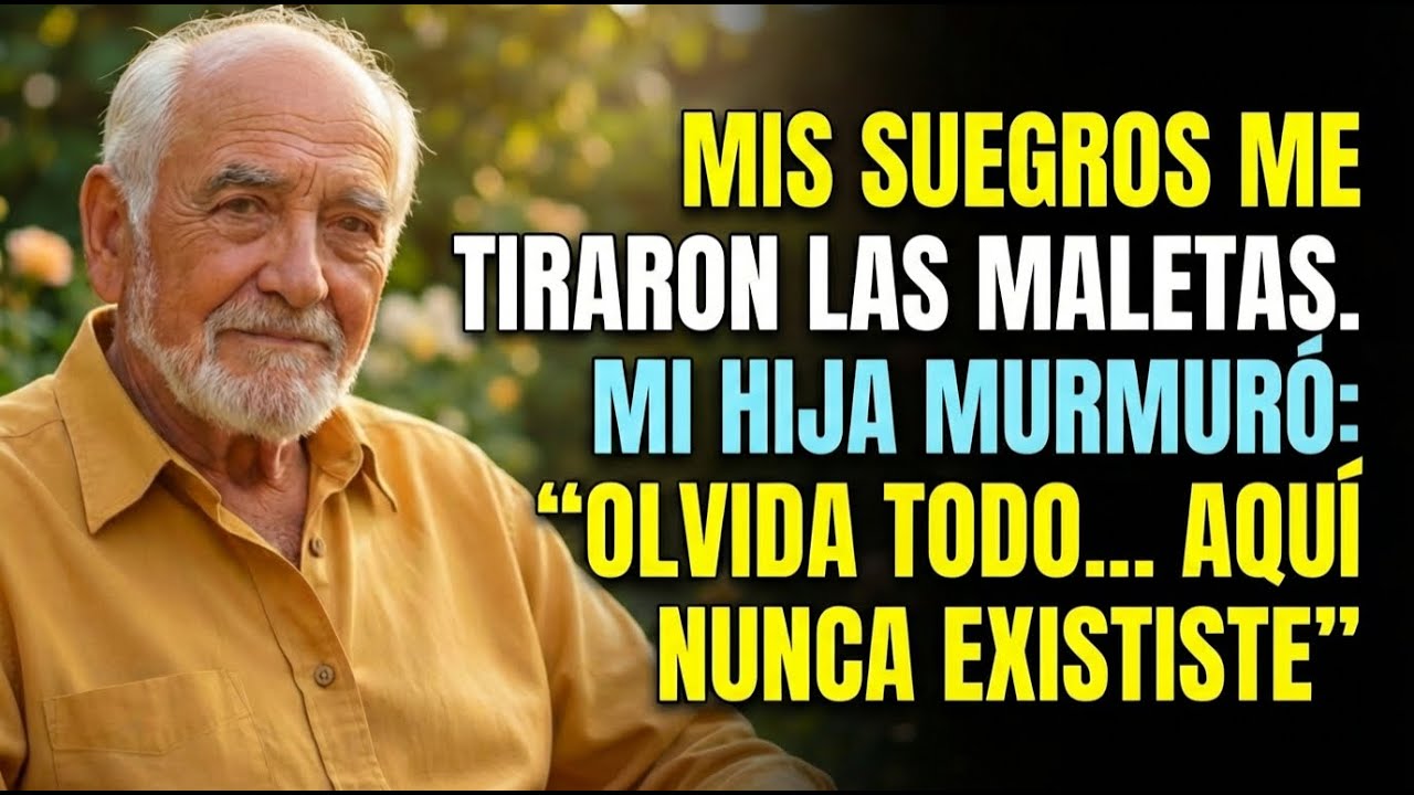 Mis suegros me arrojaron las maletas  Mi hija murmuró “Olvida todo… aquí nunca exististe”