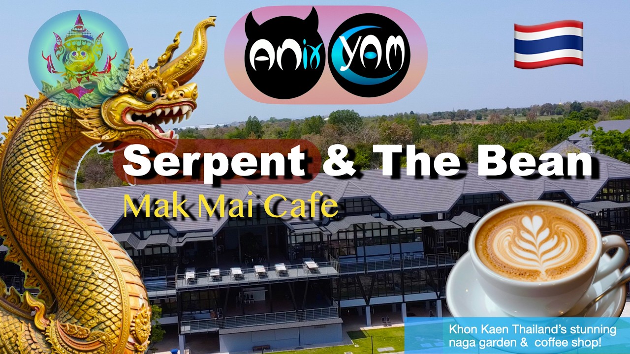 Discovering a Stunning Cafe & Naga Garden in Khon Kaen Thailand