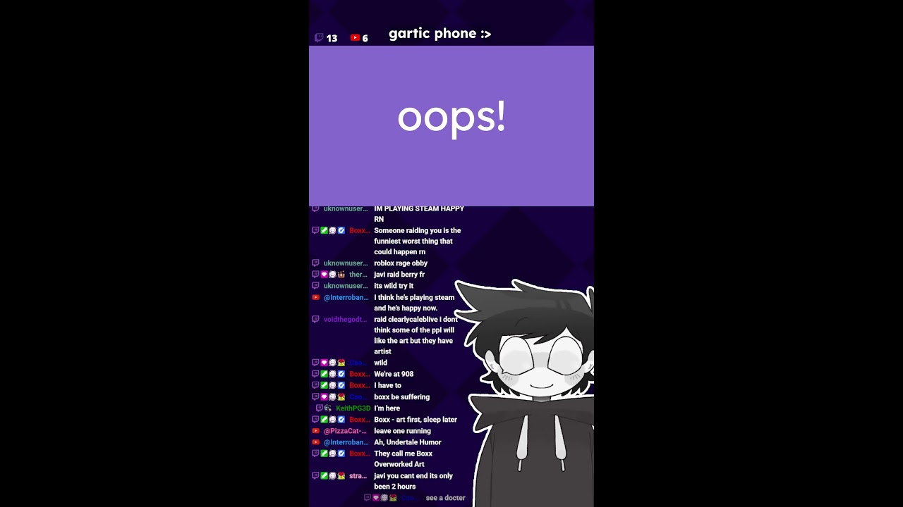 talking to chat #roblox #garticphone #drawing #jackbox #minecraft