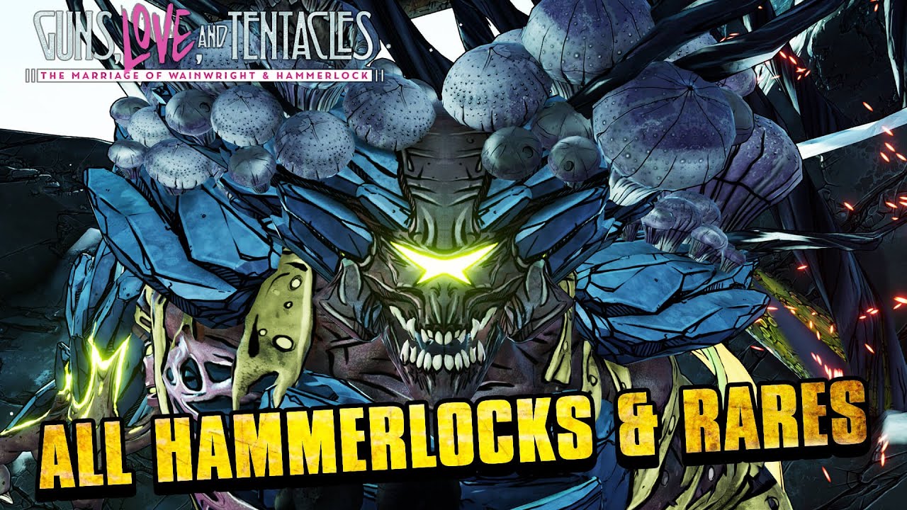 Borderlands 3 - Guns, Love And Tentacles (DLC #2) All Hammerlock HUNTS & RARE Spawns Locations