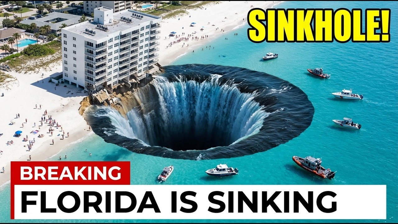 Florida's Limestone DISSOLVES in Real Time—Sinkholes TEAR Open 15 Square Miles of Coastline
