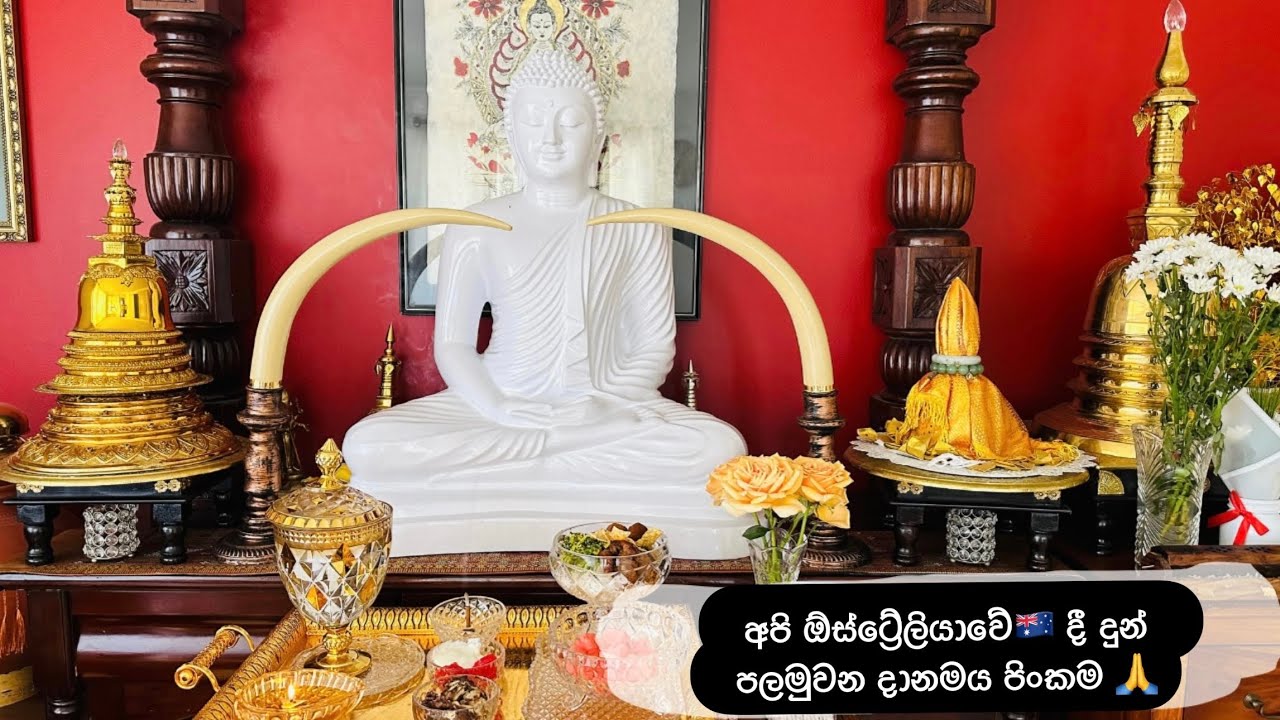 ඕස්ට්‍රේලියාවේදී කරපු දානමය පින්කම🇦🇺| Vlog බලන ඔයාලා හැමෝගෙම ප්‍රාර්ථනා ඉෂ්ට වෙන්න කියලා wish කරනවා🙏