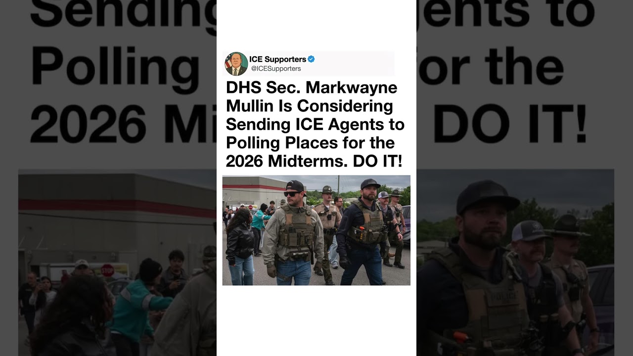 🚨 ICE Agents at Polling Places in 2026? Viral Election Security Debate 🇺🇸