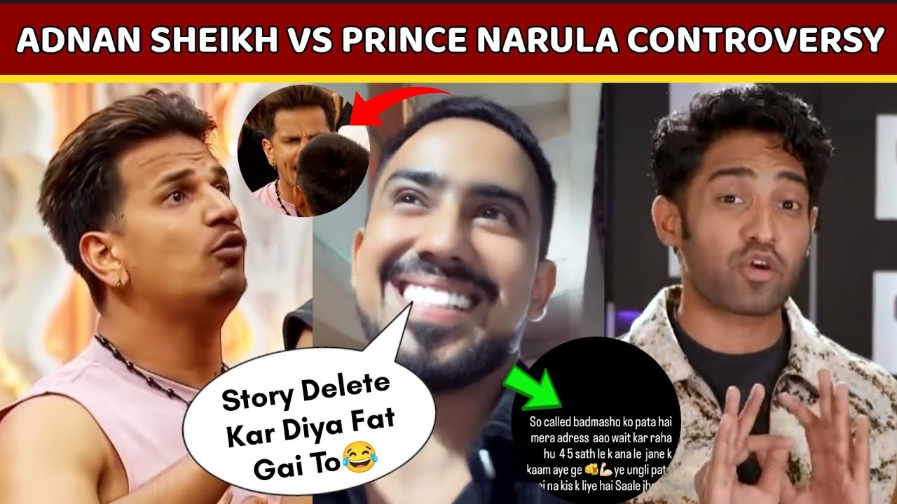 WTF🤯-Prince Narula Vs Adnan Sheikh Controversy?🤔| Thugesh Roast Prince Narula? Who Win The50 Show?