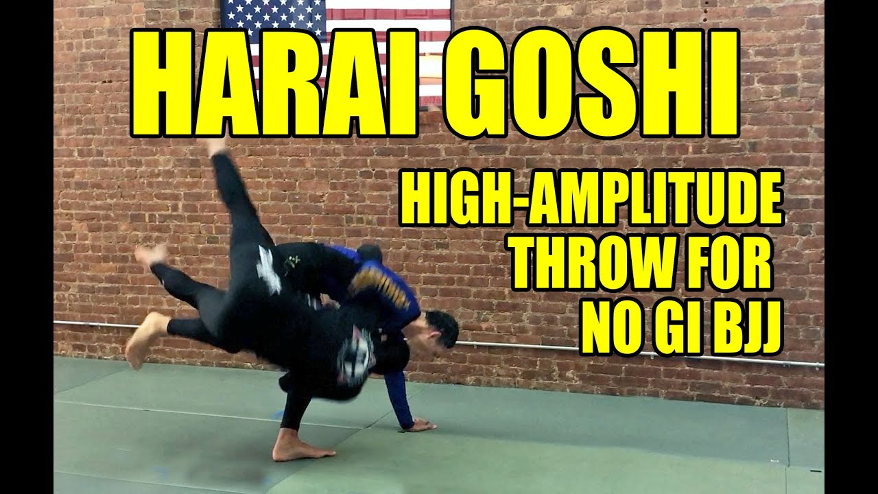 Harai Goshi: High-Amplitude Throw for No Gi BJJ/Jiu-Jitsu/Judo