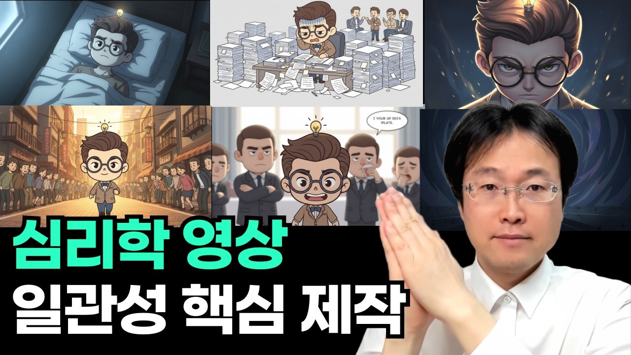 심리 영상 제작 방법 : 캐릭터 일관성 유지