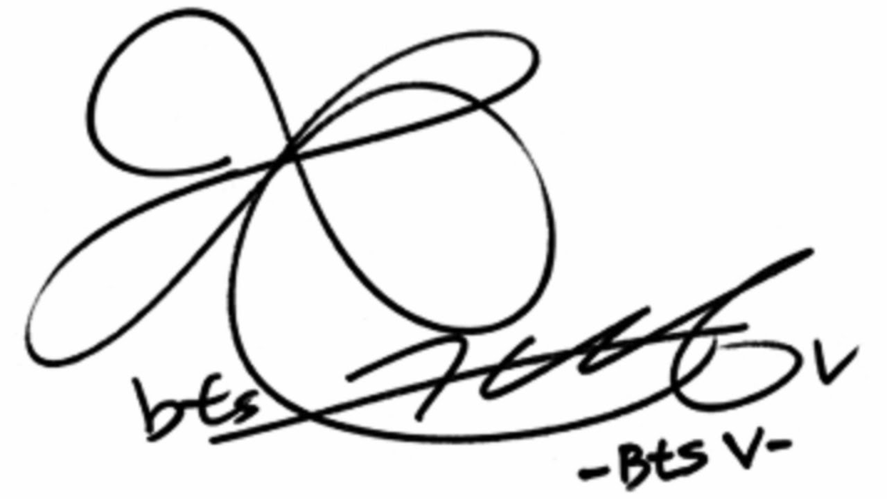 Bts signatures #bts#taehyung#jimin#jungkook#jhope#jin#suga#rapmonster#rm#minyoongi