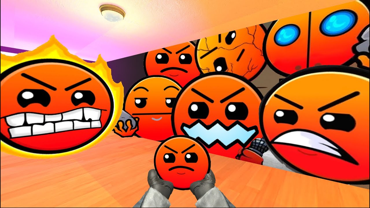 Saving Baby RedFace From Geometry Dash Emoji  