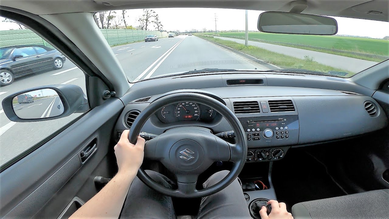 Suzuki Swift II MK6 1.3 16V 92HP (2005) POV Test Drive & Acceleration 0-100 | 4K #125