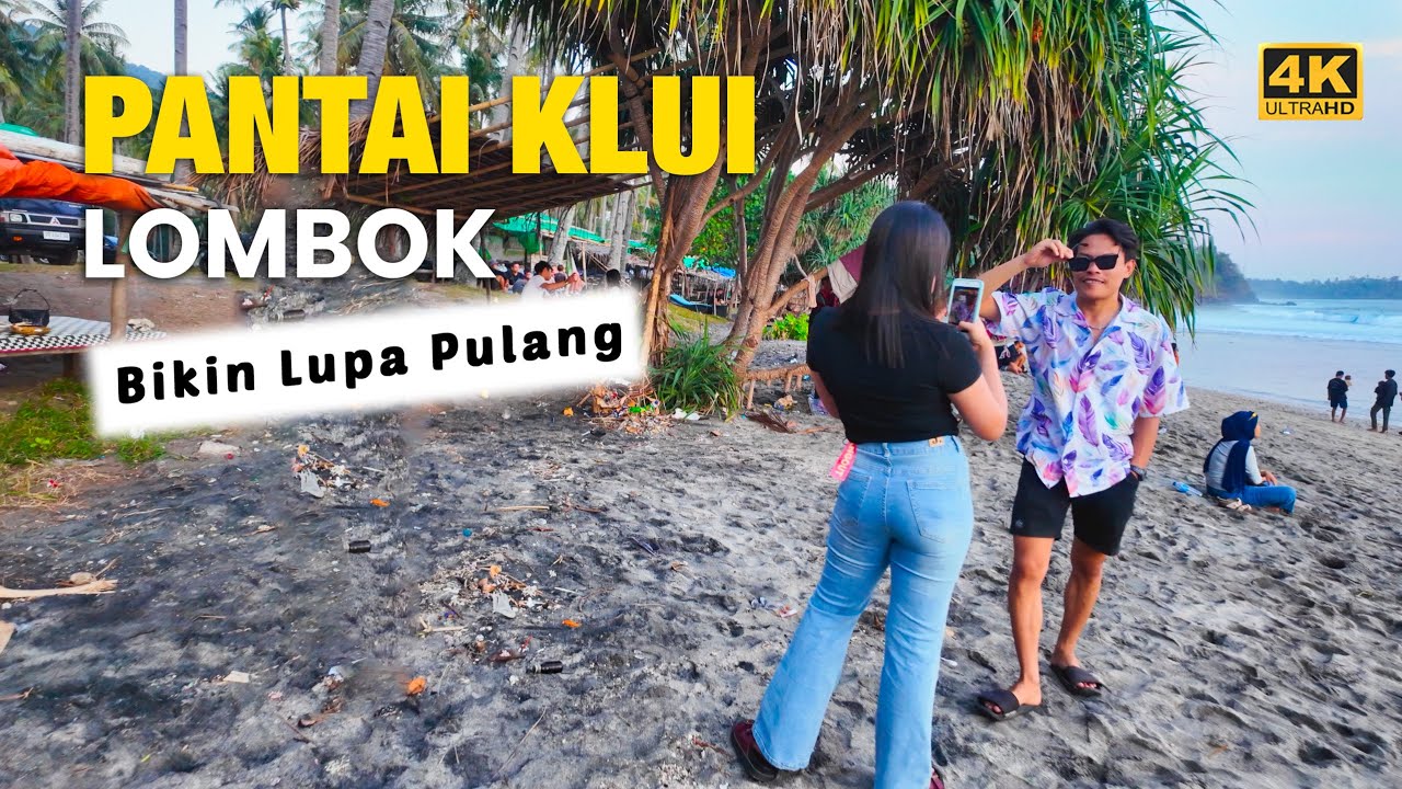 Pantai Tersembunyi di Lombok yang Bikin Kamu Lupa Pulang! - Pantai Klui 🌴☀️
