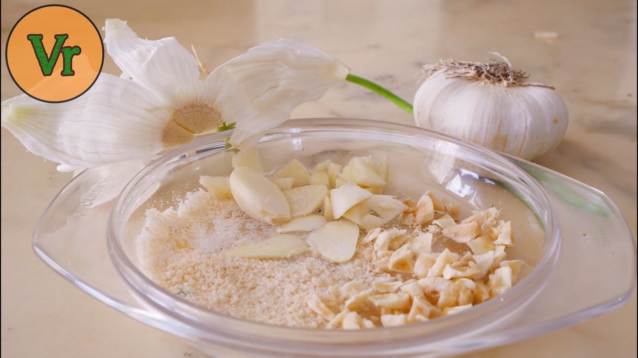 Comment faire de l’ail en poudre | Séchage et mouture | Condiment