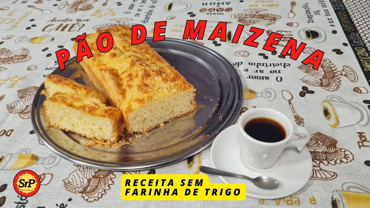 PÃO DE MAIZENA macio, simples e rápido. Passo a passo.