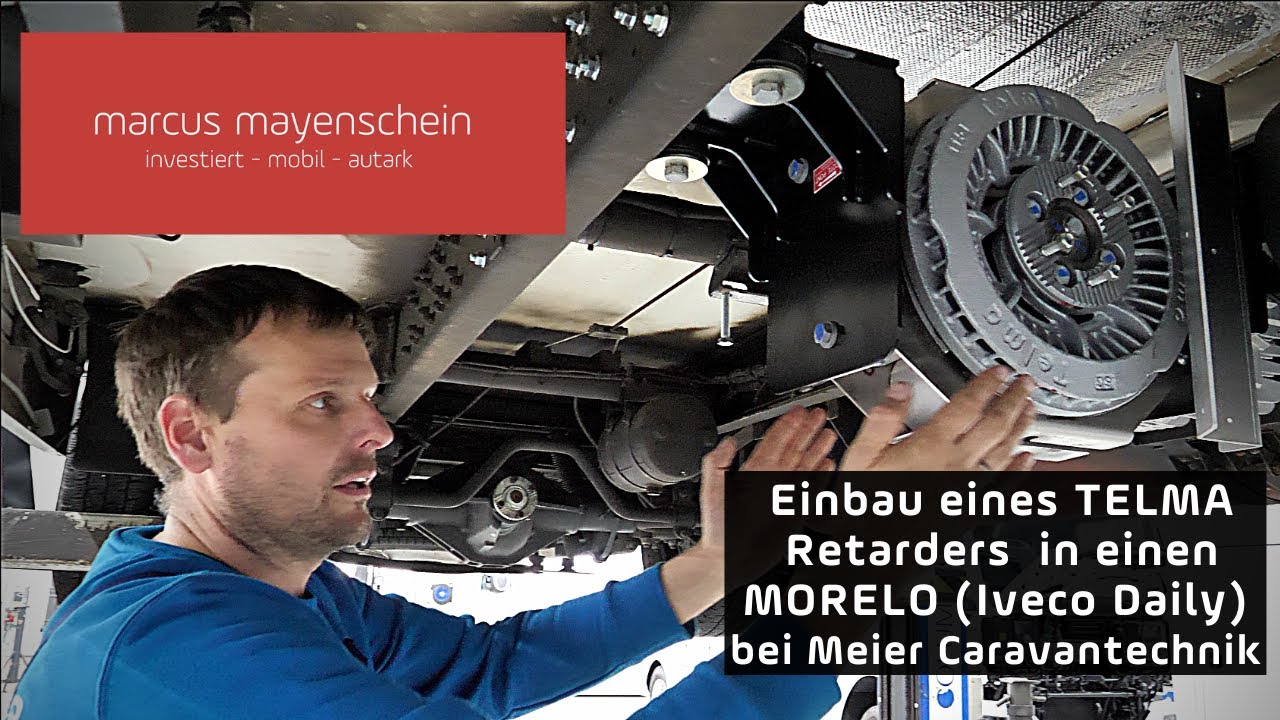Einbau eines TELMA Retarders in einen Iveco Daily bei Meier Caravantechnik