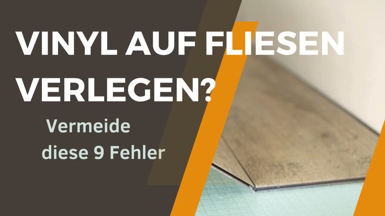 Kann man Vinyl direkt auf Fliesen verlegen? Ja, aber mit Vorsicht!