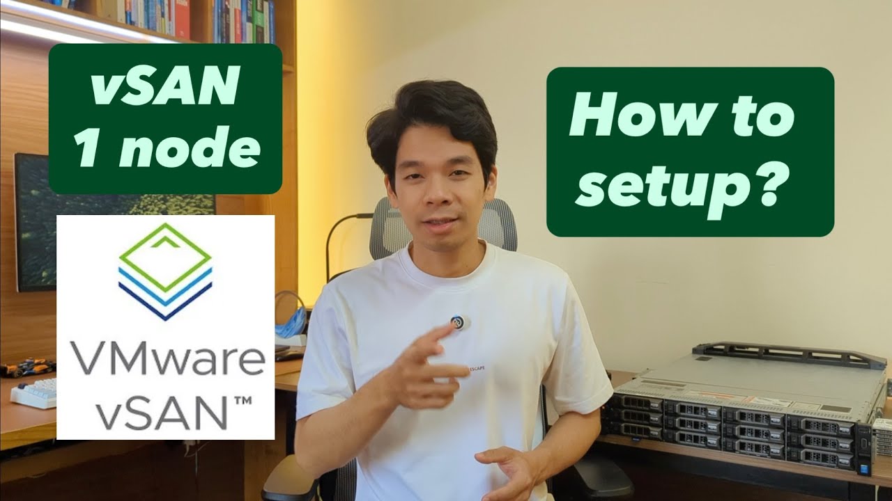 How to Setup 1-Node vSAN on VMware ESXi 8.0
