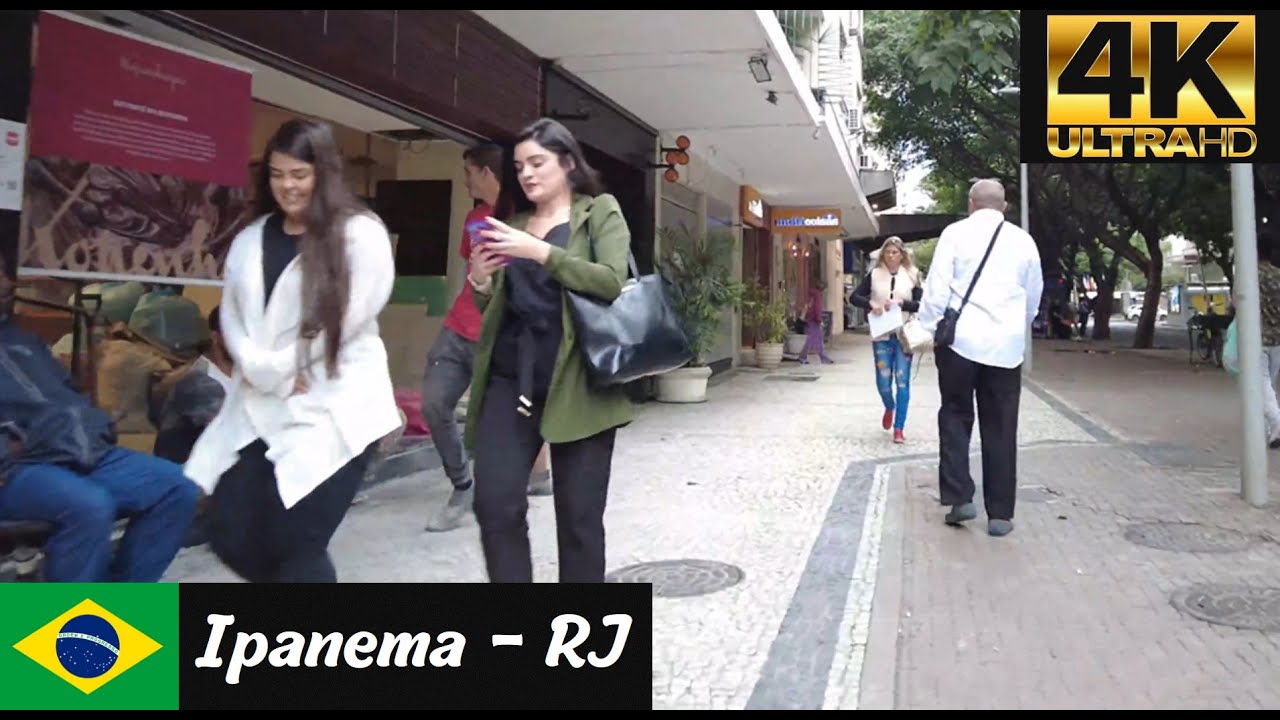 Walking in Rio de Janeiro: Ipanema - Visconde de Pirajá【4K】| 🇧🇷 | RJ|
