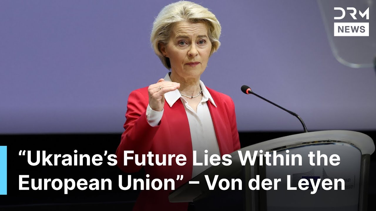 Von der Leyen Pushes Ukraine&rsquo;s EU Accession as Cornerstone of Long-Term Security Guarantees | AC1N