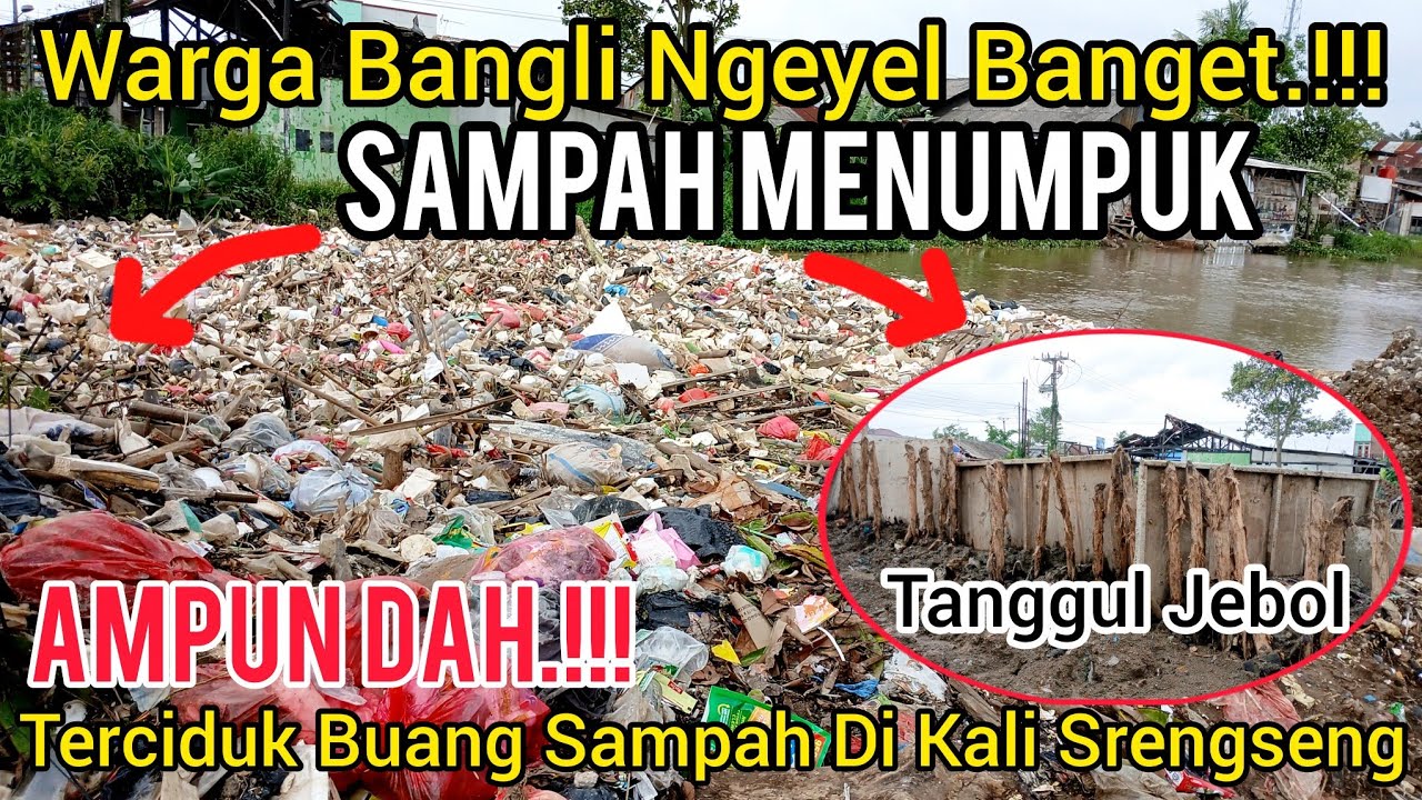PARAH‼️NIH WARGA BANGLI NGEYEL BANGET❗️TERCIDUK MASIH BUANG SAMPAH KE KALI SRENGSENG SUKATANI❗️