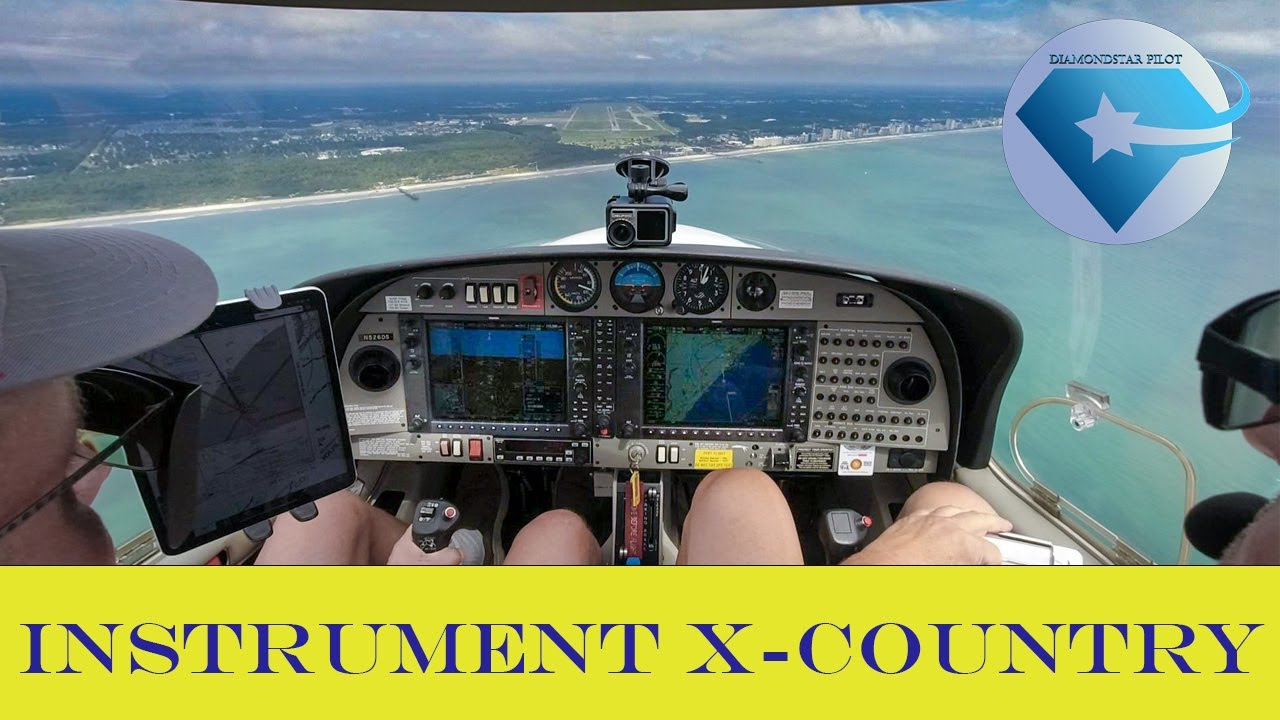 Instrument Cross Country Flight In A DA40